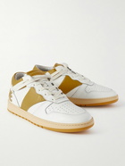 Rhude - Rhecess Colour-Block Distressed Leather Sneakers - White