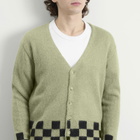 Second/Layer Men's Second Layer Chevy Cardigan in Green/Black
