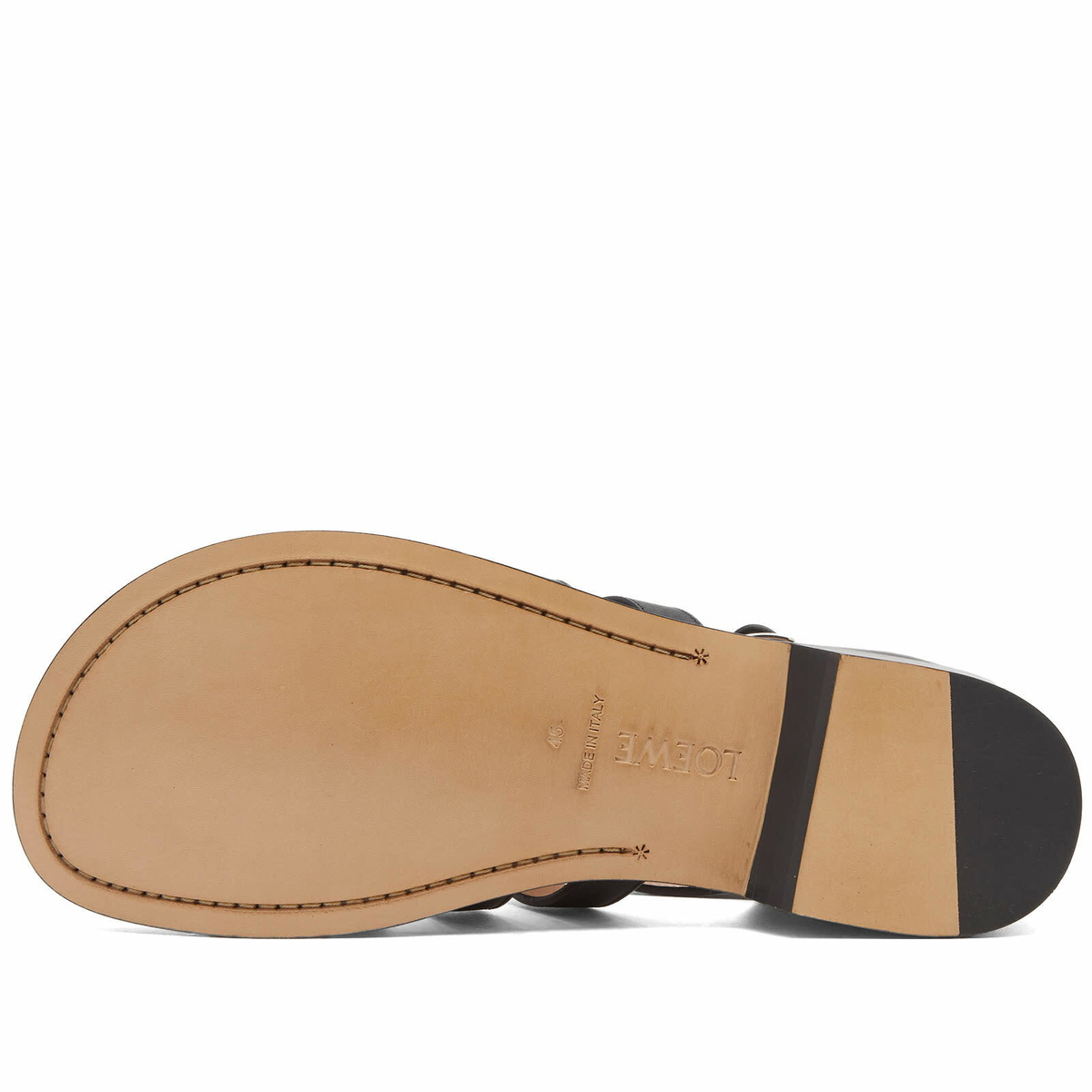 Loewe Men's Campo Sandal in Black Loewe