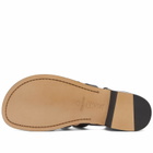 Loewe Men's Campo Sandal in Black