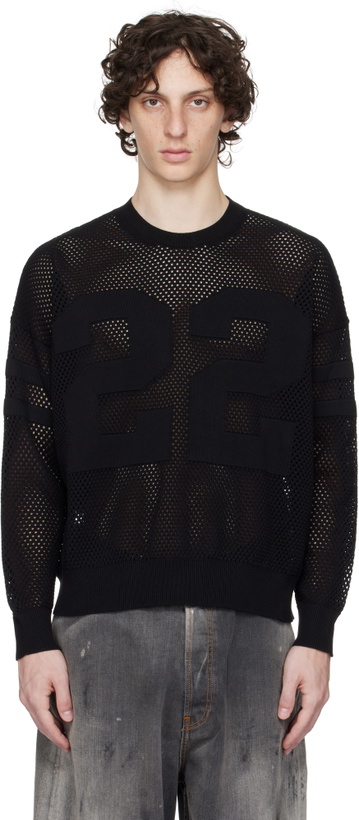 Photo: AMIRI Black '22' Crew Sweater