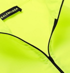 Balenciaga - Oversized Logo-Print Shell and Ripstop Jacket - Men - Bright yellow