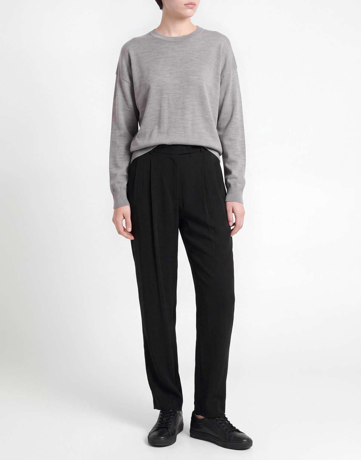 Manila Grace Womens Pants in Black