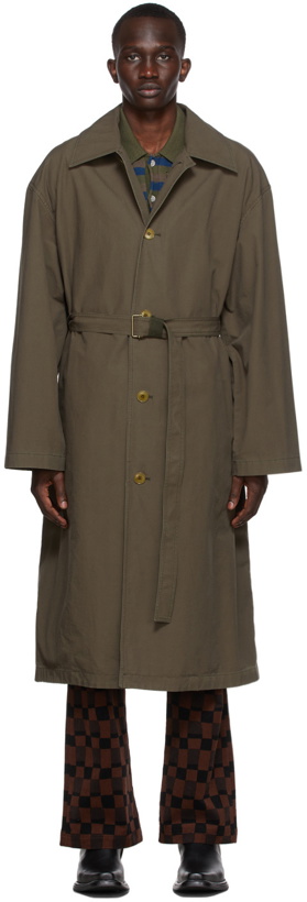 Photo: Acne Studios Khaki Ripstop Trench Coat