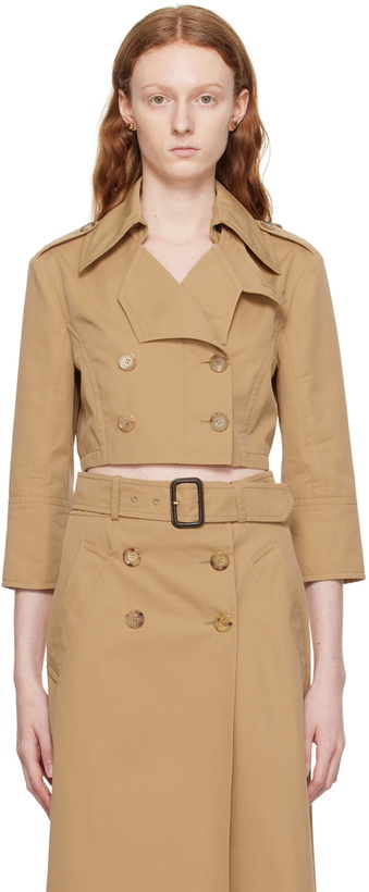 Photo: Moschino Beige Cropped Jacket