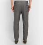Incotex - Slim-Fit Virgin Wool and Cotton-Blend Trousers - Men - Gray