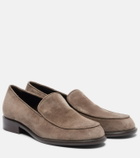 Khaite Miles suede loafers