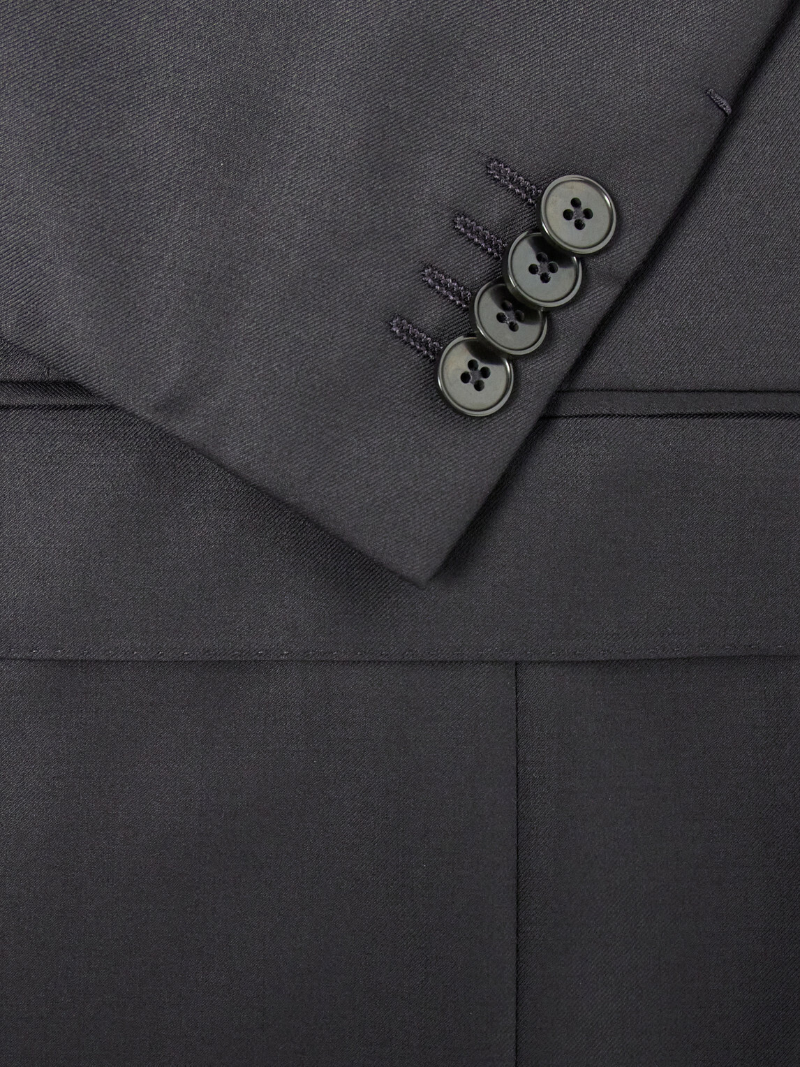 Zegna - Merino Wool-Twill Suit - Black