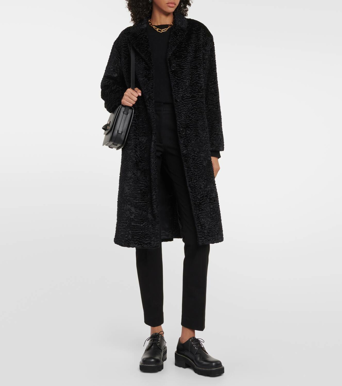 'S Max Mara Caio jacquard velvet coat