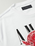 AMIRI - Logo-Print Cotton-Jersey T-Shirt - White