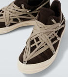 Rick Owens Megalace suede sneakers