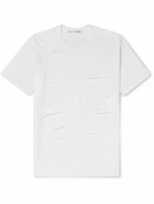 Comme des Garçons SHIRT - Slim-Fit Appliquéd Cotton-Jersey T-Shirt - White