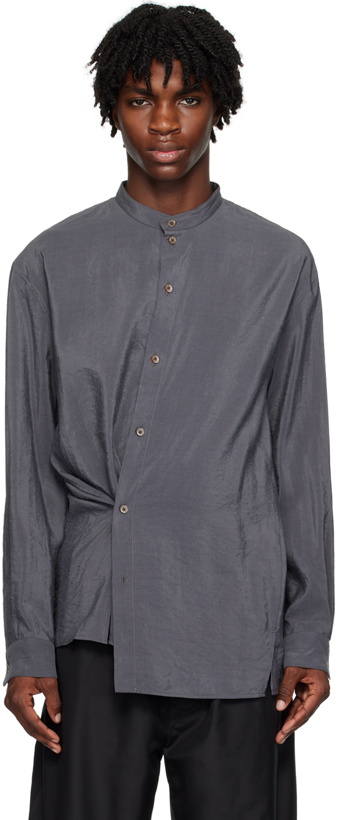Photo: LEMAIRE Gray Twisted Shirt