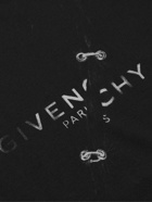 GIVENCHY - Oversized Logo-Print Cotton-Jersey T-Shirt - Black