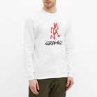 Gramicci Men's Long Sleeve Logo T-Shirt in White