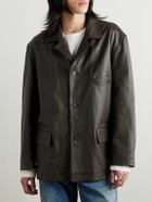 LEMAIRE - Leather Jacket - Brown
