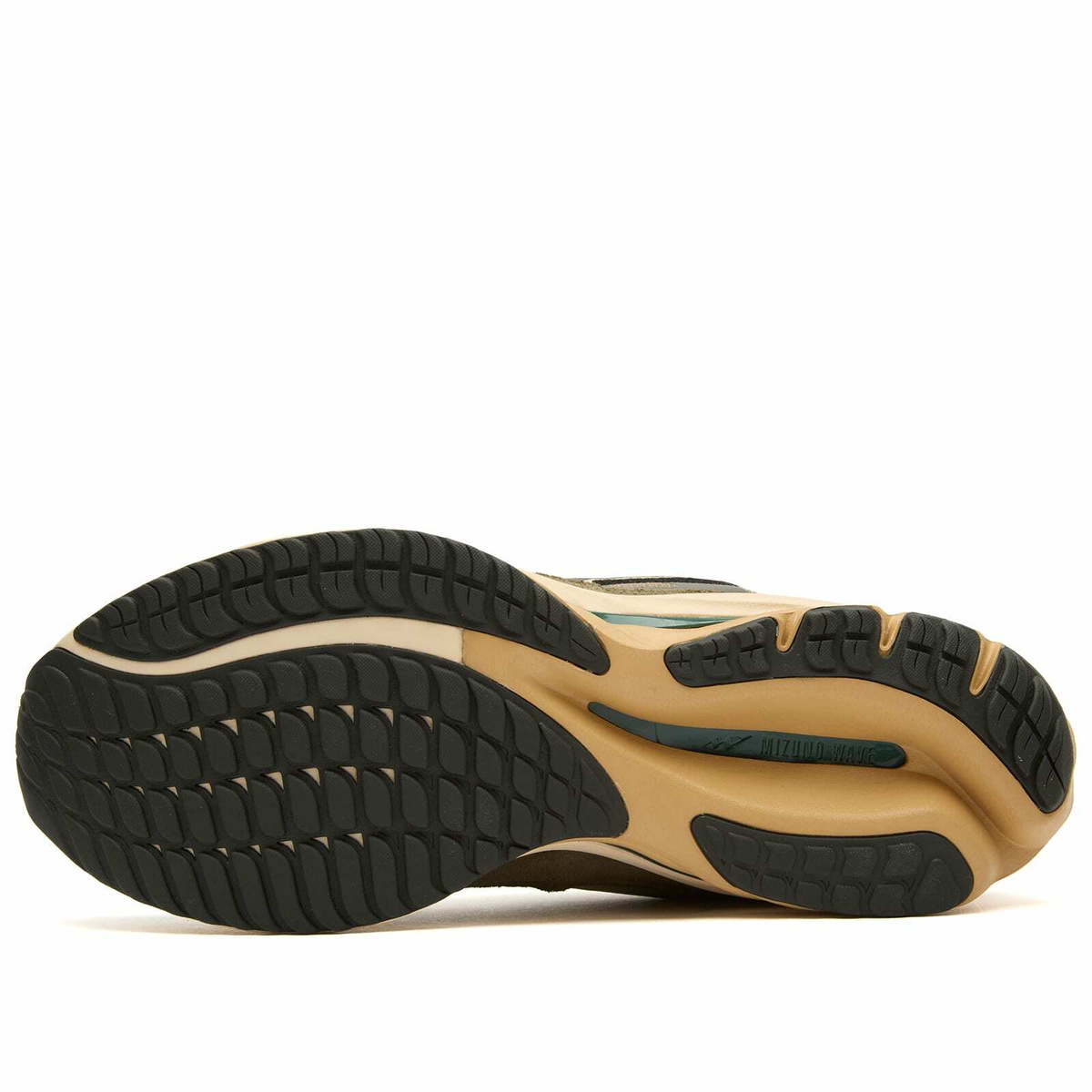 Mizuno WAVE RIDER β Sneaker in Vintage Khaki/Black Sand/Grape Leaf