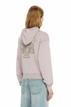 Diesel Hoodie with prints and rhinestone studs - Sweaters - Woman -