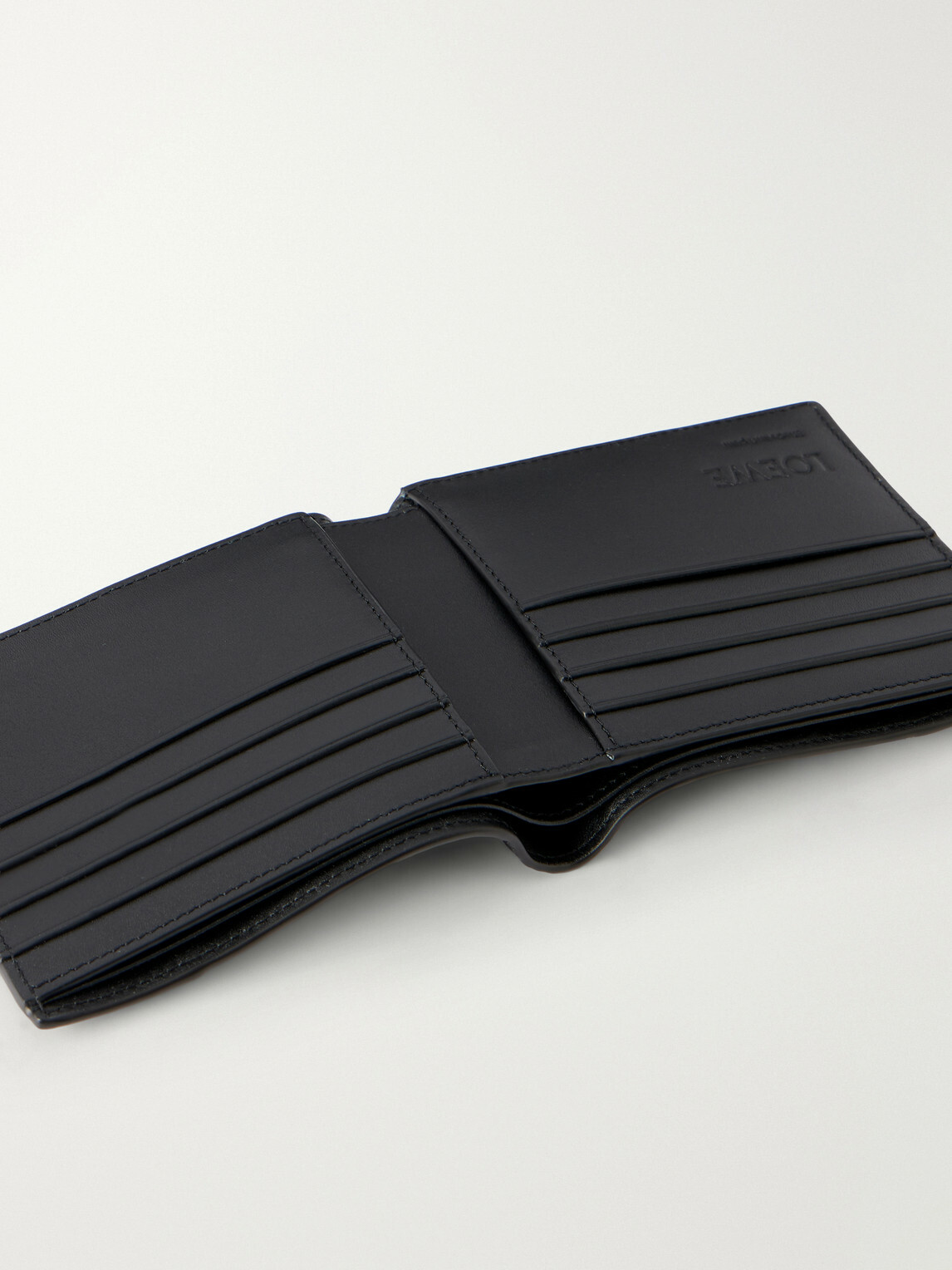LOEWE - Puzzle Edge Panelled Full-Grain Leather Bifold Wallet