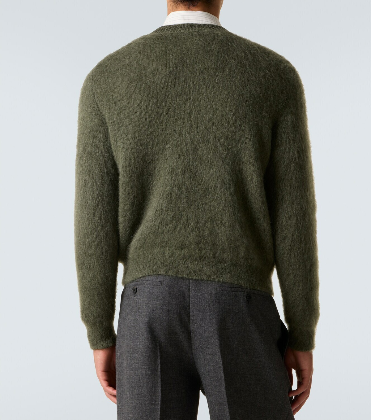 Saint Laurent Mohair and wool-blend sweater