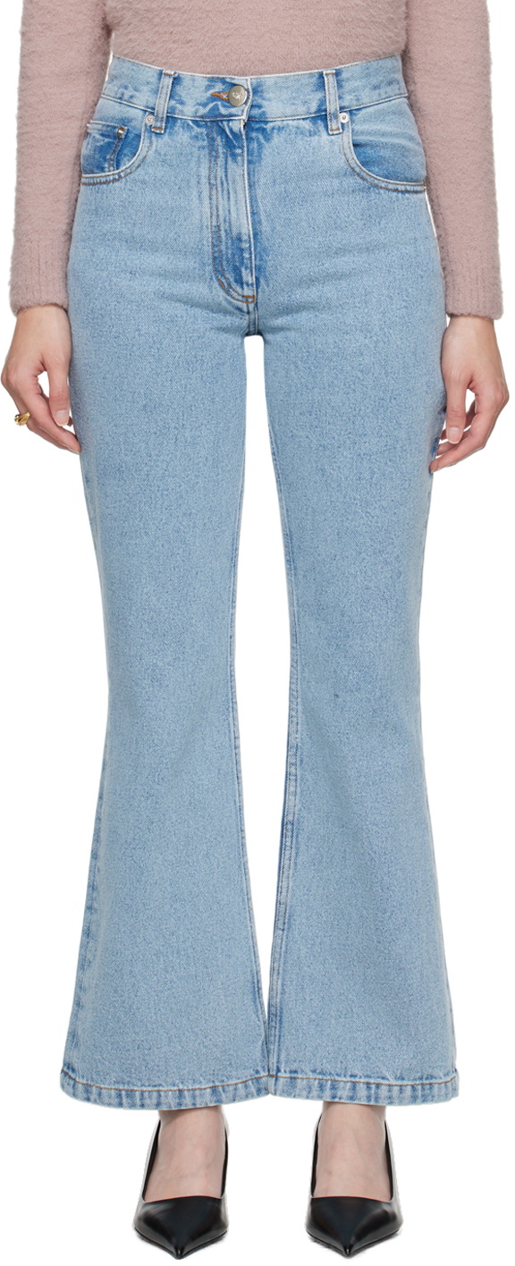 Ernest W. Baker Blue Flared Jeans