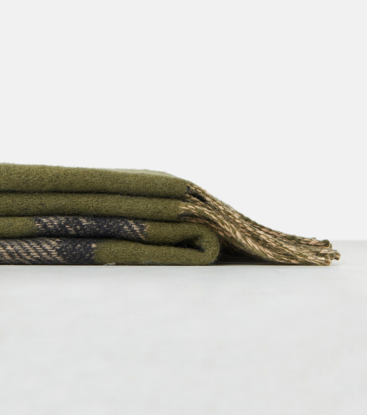 Loewe Anagram fringed wool and cashmere blanket