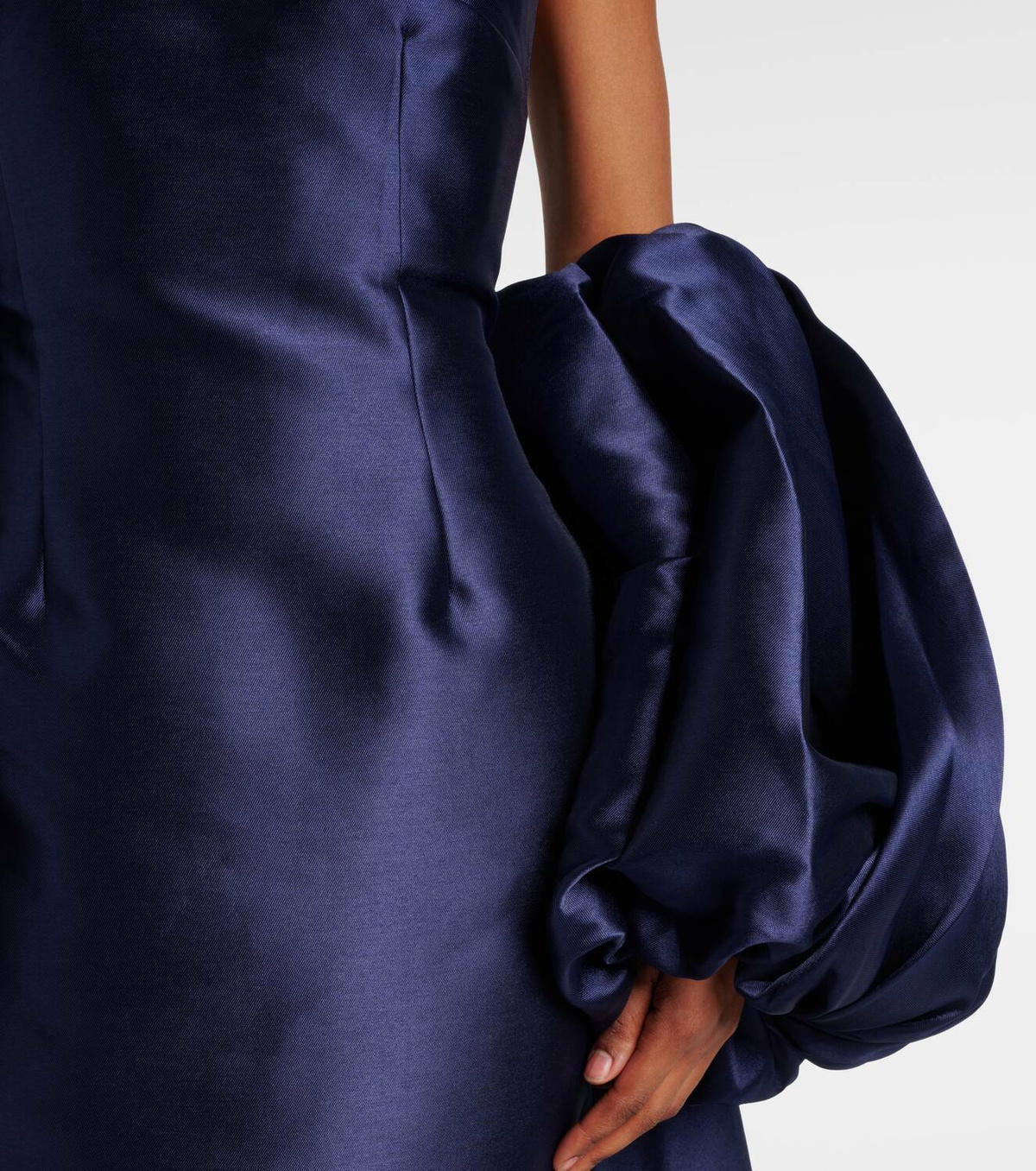 Solace London Lea cape twill gown