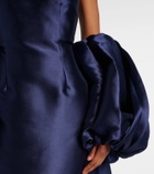 Solace London Lea cape twill gown