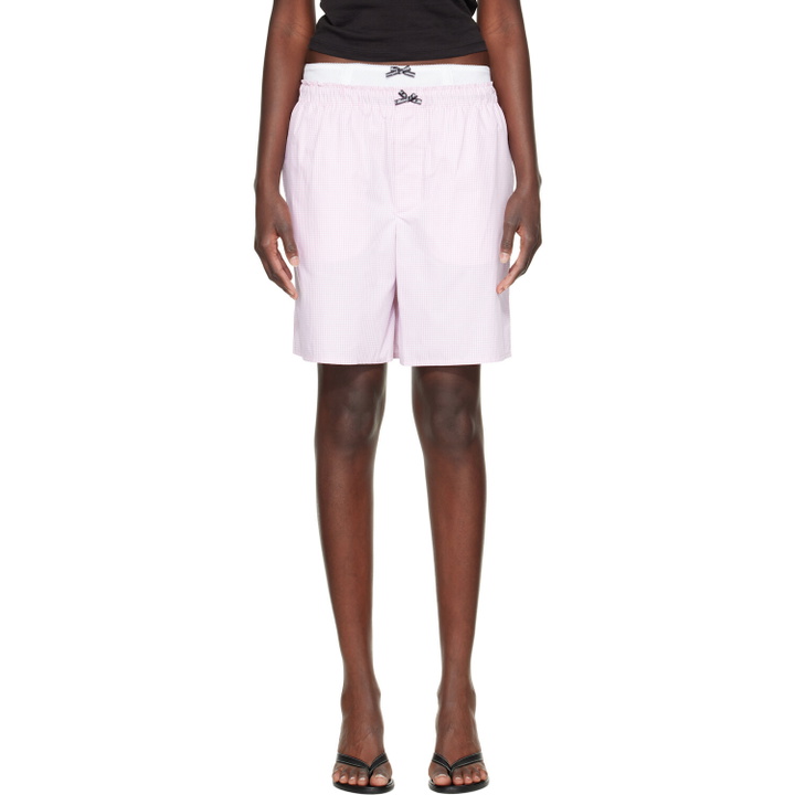 Photo: HommeGirls Pink Long Boxer Shorts