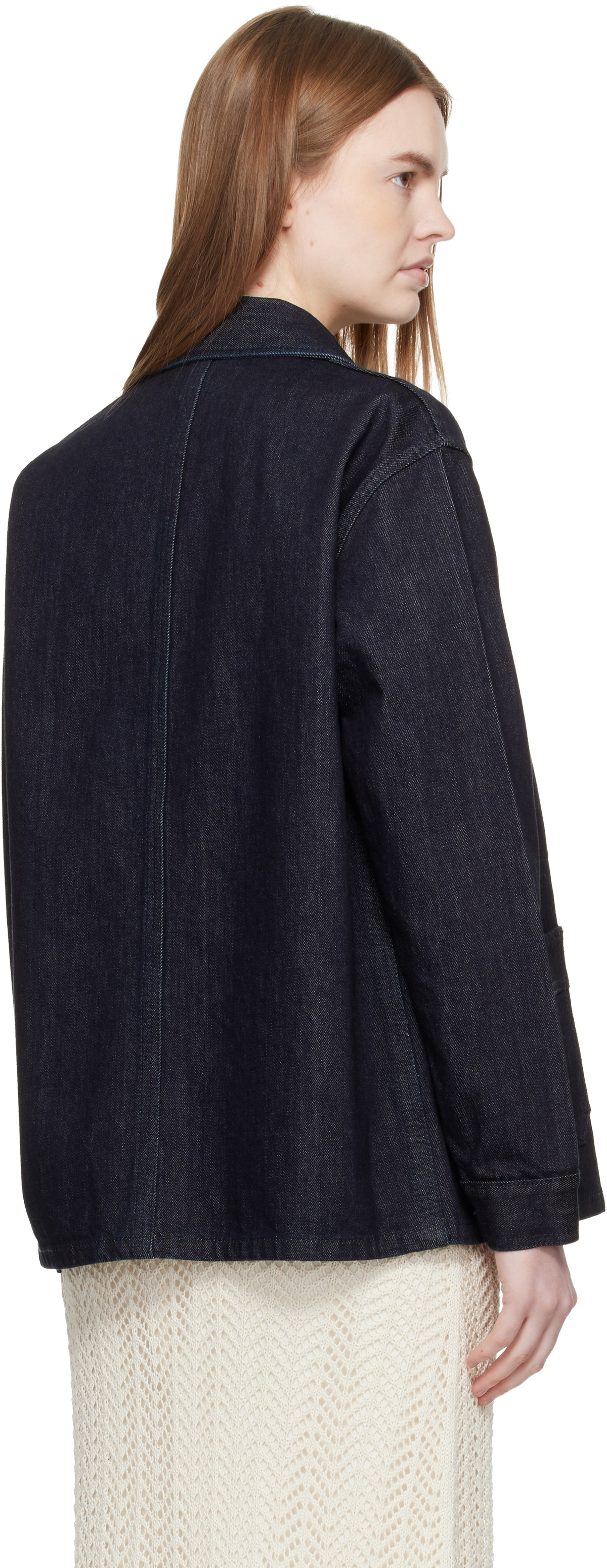 Jil Sander Gray Lightweight Denim Jacket