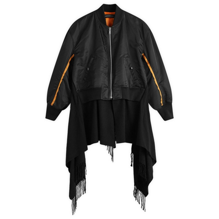 Photo: Undercover Women's Multi Layer Bomber Jacket in Black