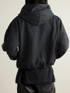 Rhude - 4x4 Logo-Print Cotton-Jersey Hoodie - Black