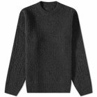 Givenchy Men's Brushed 4G Crew Knit in Dark Grey