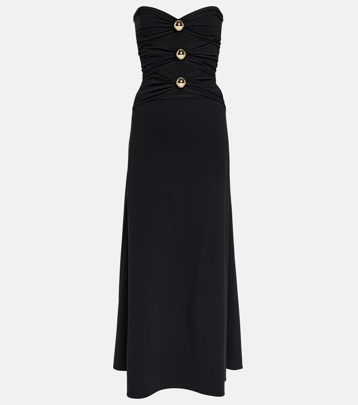 Dodo Bar Or Jennifer strapless maxi dress