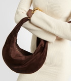 Khaite Olivia Medium suede shoulder bag