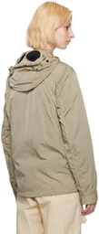 C.P. Company Taupe Goggle Jacket