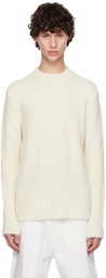 Jil Sander Off-White Crewneck Sweater