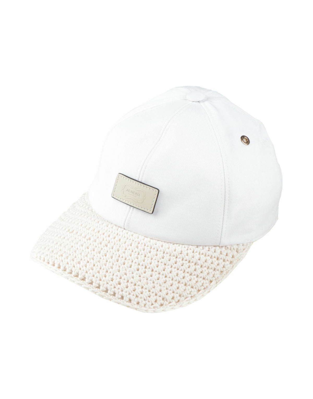 Agnona Womens Hat Cream