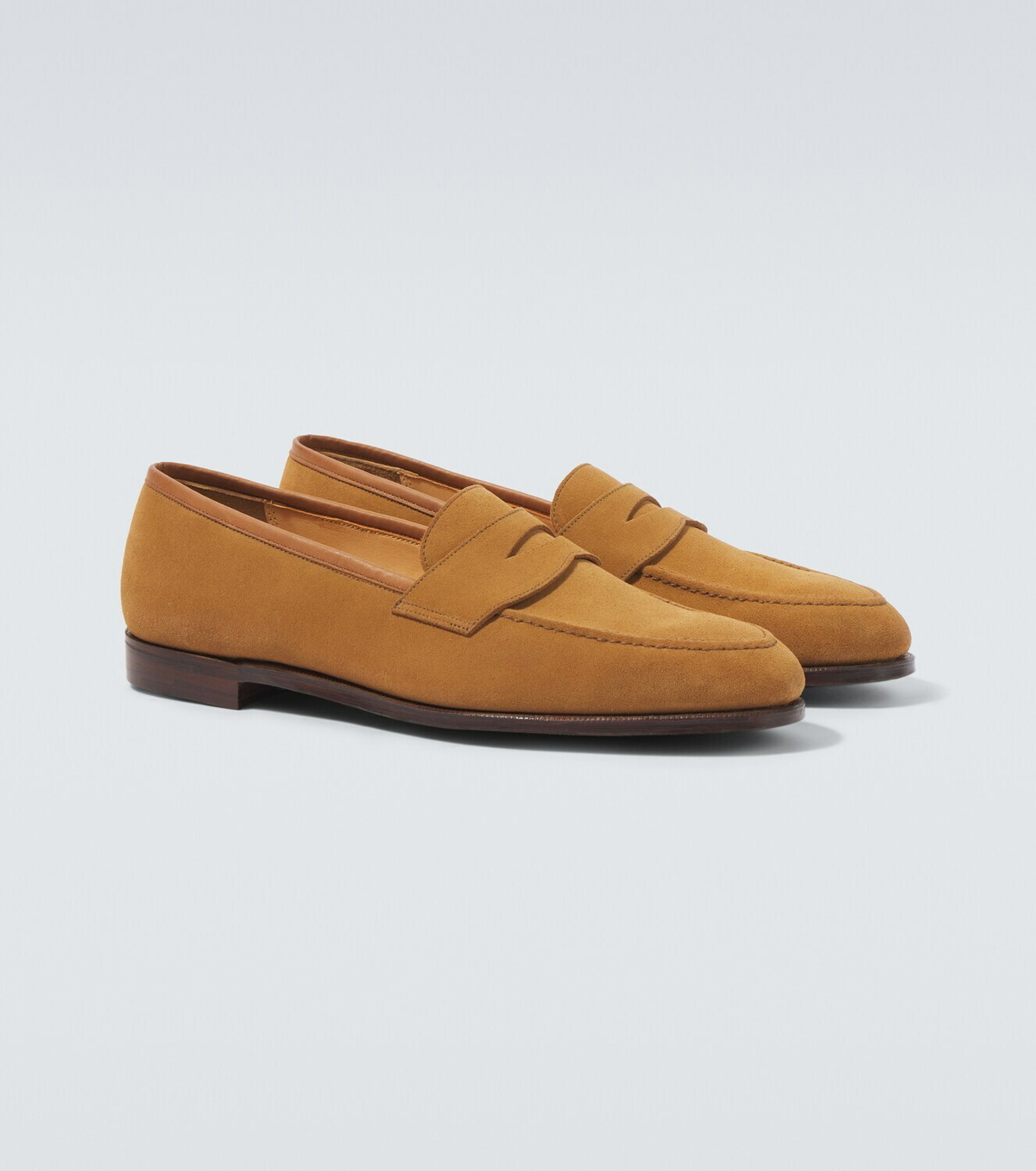 George Cleverley Bradley II suede loafers