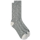 Kestin Men's Elgin Sock in Olive Marl/Ecru