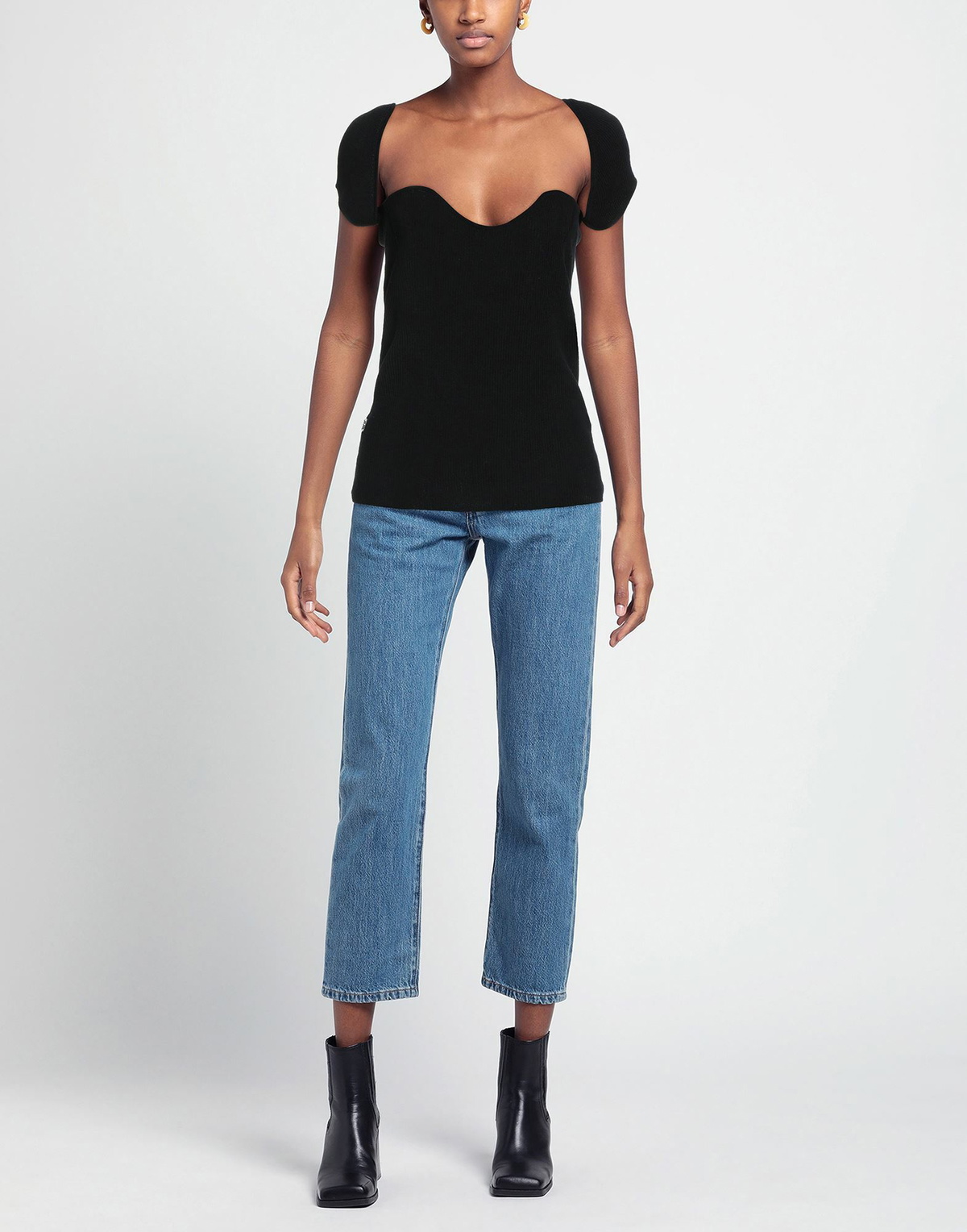 Jijil Womens Sweater in Black