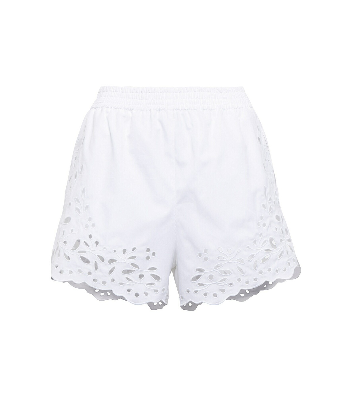 Chloe - Broderie Anglaise cotton shorts Chloe