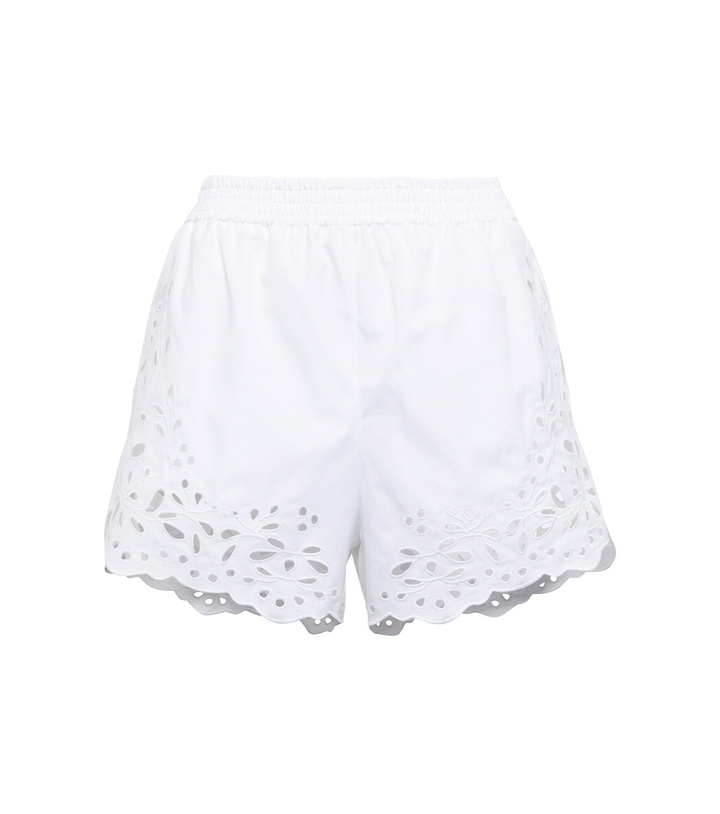 Photo: Chloe - Broderie Anglaise cotton shorts