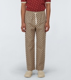 Gucci - GG cotton-blend pants