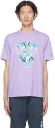 AAPE by A Bathing Ape Purple Cotton T-Shirt