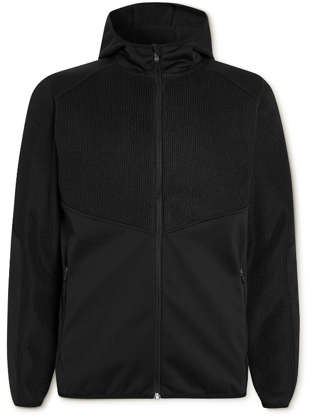 Photo: Colmar - Panelled Tech-Jersey Hooded Jacket - Black