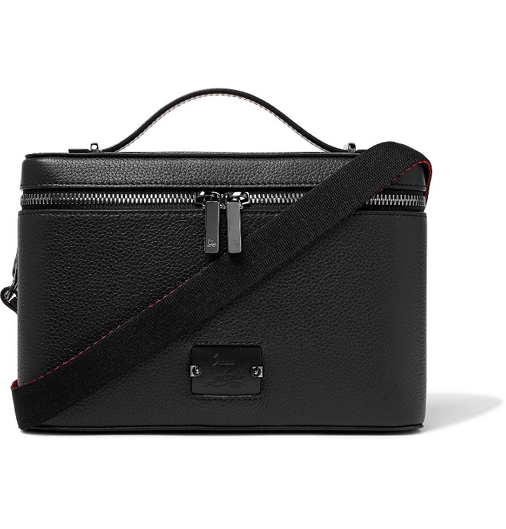 Photo: Christian Louboutin - Full-Grain Leather Messenger Bag - Black