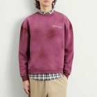 Metalwood Studio Men's Metalcorp Crew Sweatshirt in Vino