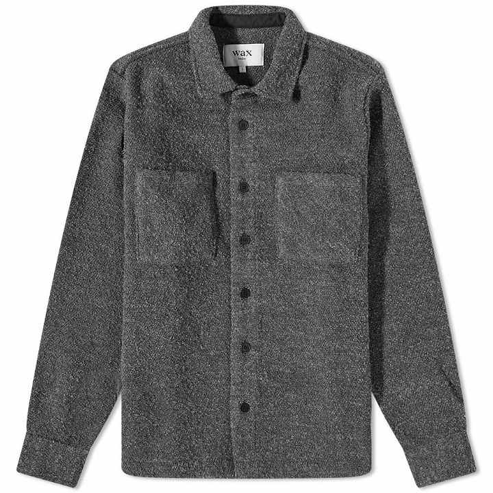 Photo: Wax London Men's Whiting Bolt Overshirt in Grey