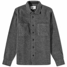 Wax London Men's Whiting Bolt Overshirt in Grey